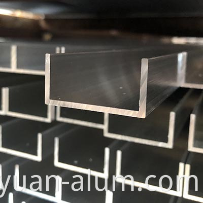 guangyuan aluminum co., ltd Aluminum U Channel Aluminum U Profiles Aluminum Extrusion U Channel